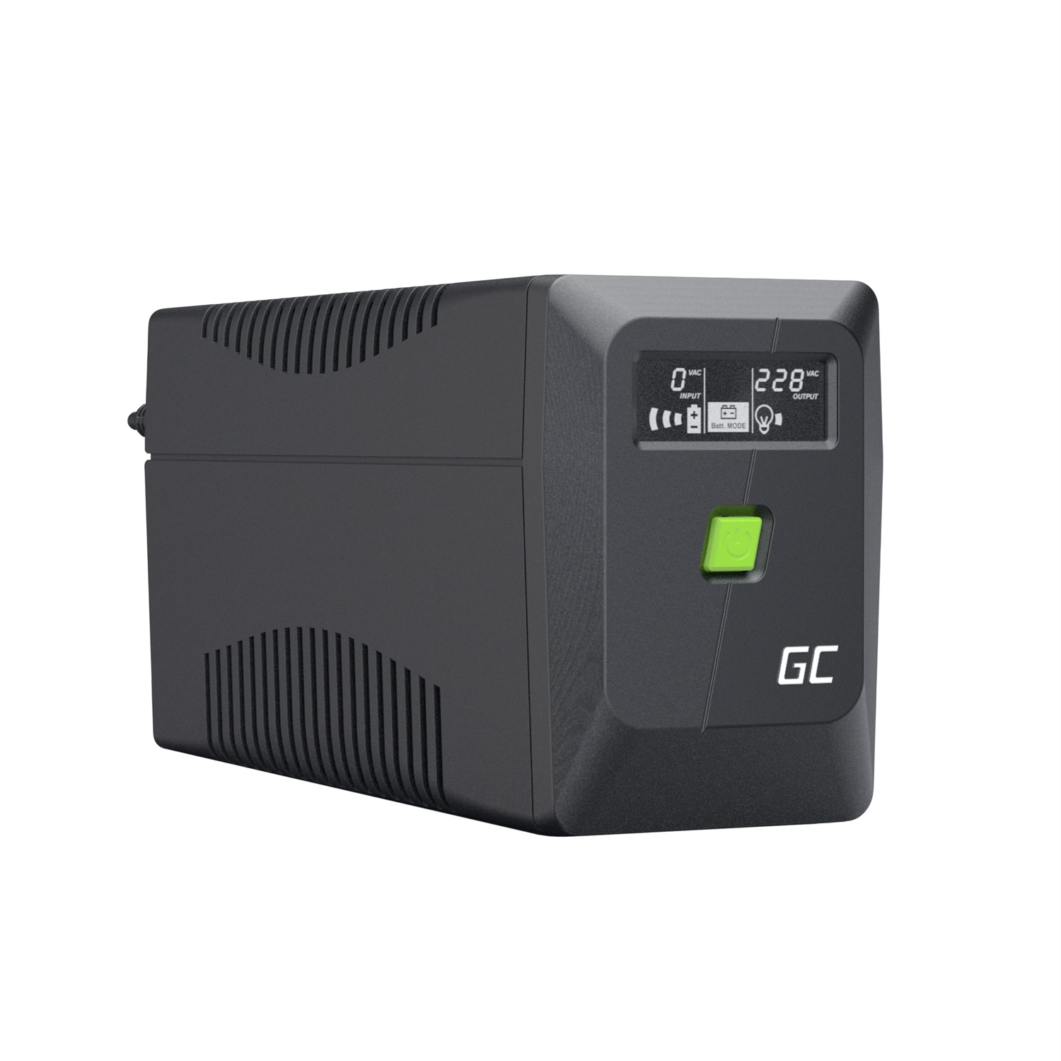 Green Cell UPS 650VA 360W PowerProof con Display LCD e Batteria 12V/7Ah