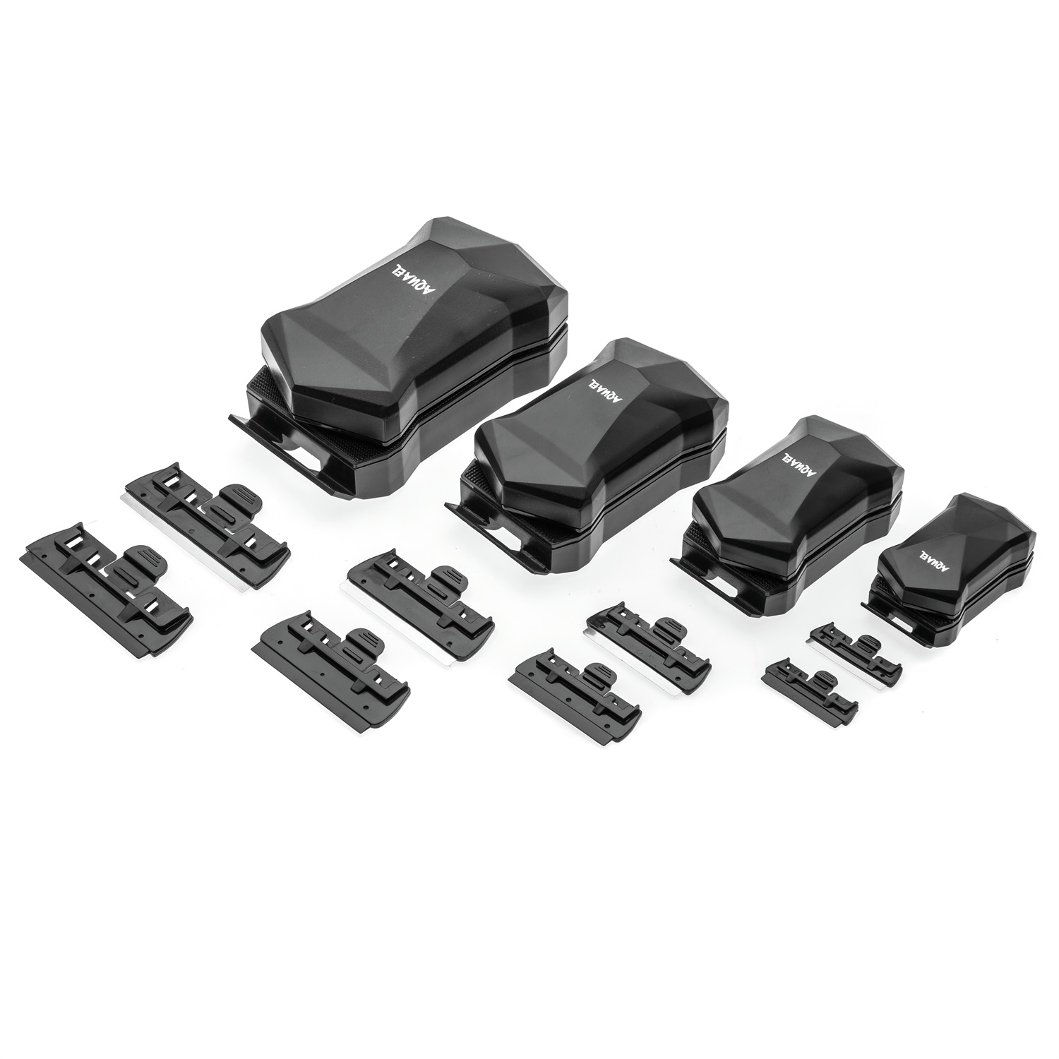 AQUAEL Pulitore Magnetico Galleggiante 2 in 1 per Acquari 3-6 mm - Doppio Sistema di Pulizia con Raschietto e Spazzola Morbida