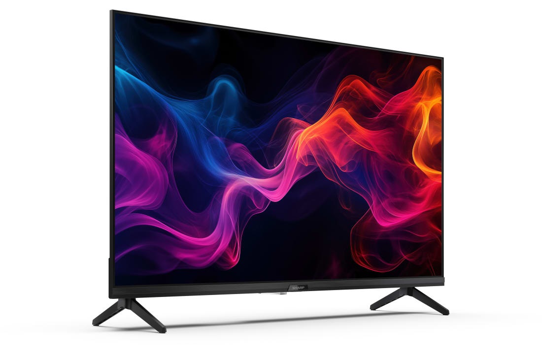 Sharp 32GF2265E Smart TV 32 Pollici HD Ready LED Google TV DVB-T/T2 Frameless Nero