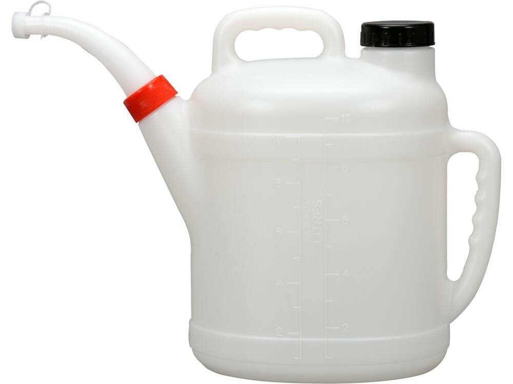 YATO Tanica per Olio YT06987 - Capacità 1L, 3L, 5L, 10L, Beccuccio Flessibile e Coperchio Facile