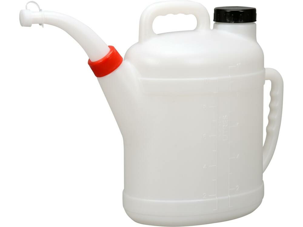 YATO Tanica per Olio YT06987 - Capacità 1L, 3L, 5L, 10L, Beccuccio Flessibile e Coperchio Facile