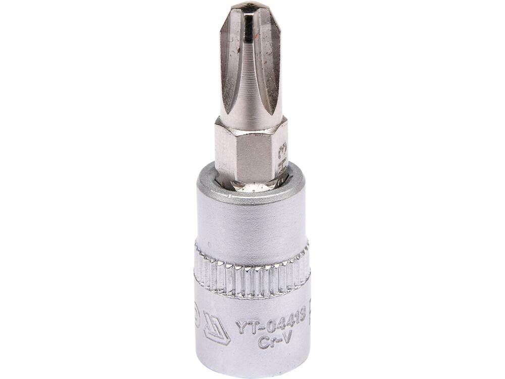 Yato YT-04413 Set di Bussole e Bit per Viti Phillips PH3