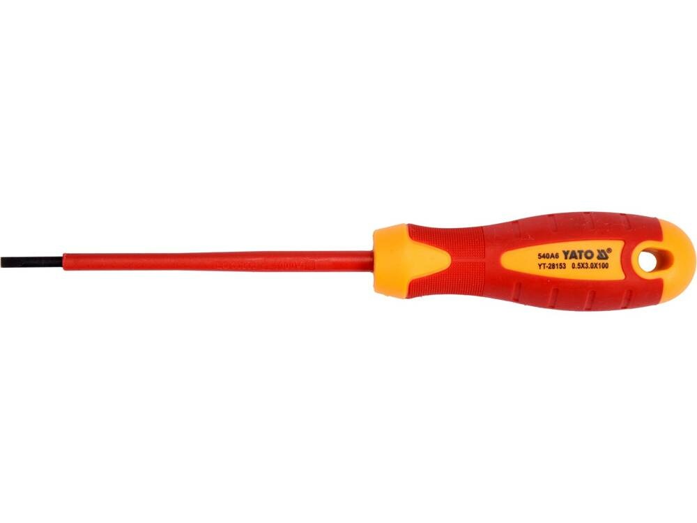 YATO Cacciavite a Taglio YT-28153 - Compatibile con Selettore Veicoli