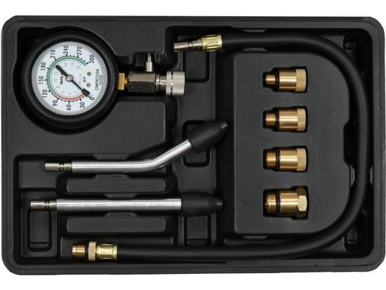 YATO YT-73022 Tester per Controllo Compressione Benzina - Misuratore di Pressione Compatibile con Vari Veicoli