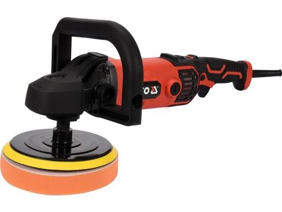 YATO Macchina per Lucidare 1400W 180mm - YT-82196 con Velocità Variabile e Protezione Polvere