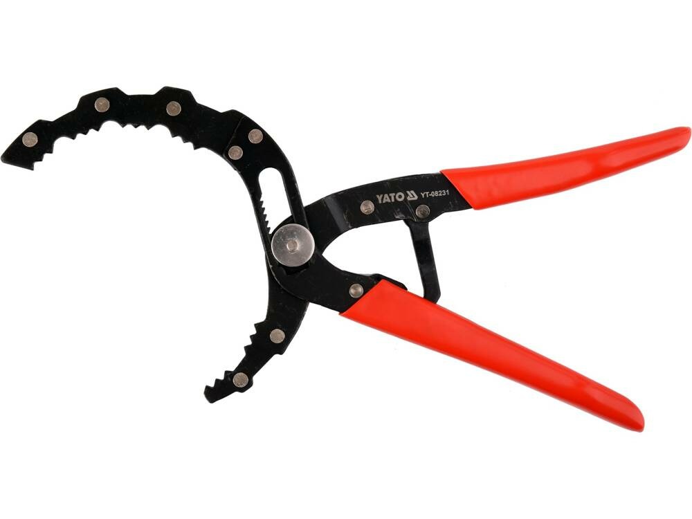 Yato Pinza per Filtro Olio Professionale Autoregolante Ø 60-120 mm con Manici Antiscivolo - Lunghezza 280 mm
