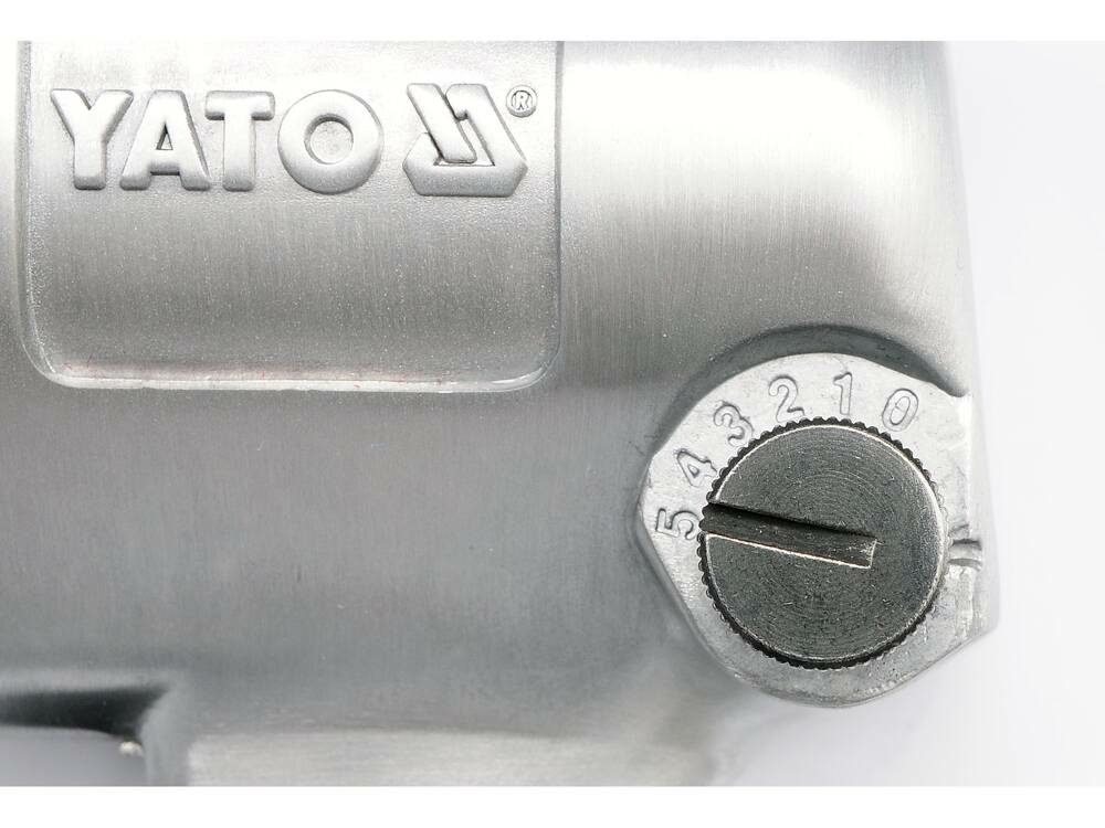 Yato YT-09511 - Chiave a Bussola Pneumatica 1/2'' 550 Nm con Meccanismo TWIN HAMER