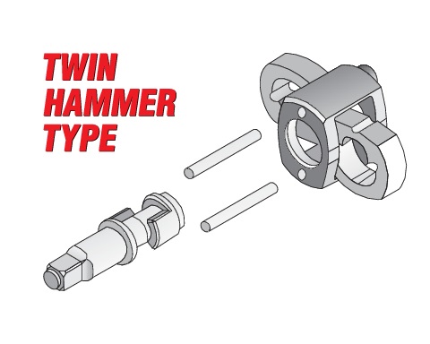 Yato YT-09511 - Chiave a Bussola Pneumatica 1/2'' 550 Nm con Meccanismo TWIN HAMER