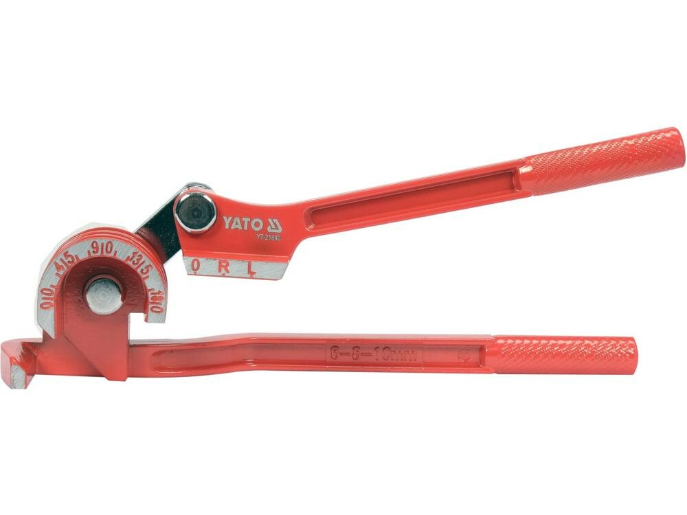 Yato YT-21840 - Strumento per piegare tubi da 6 a 10 mm - Barra armatura curvatrice singola
