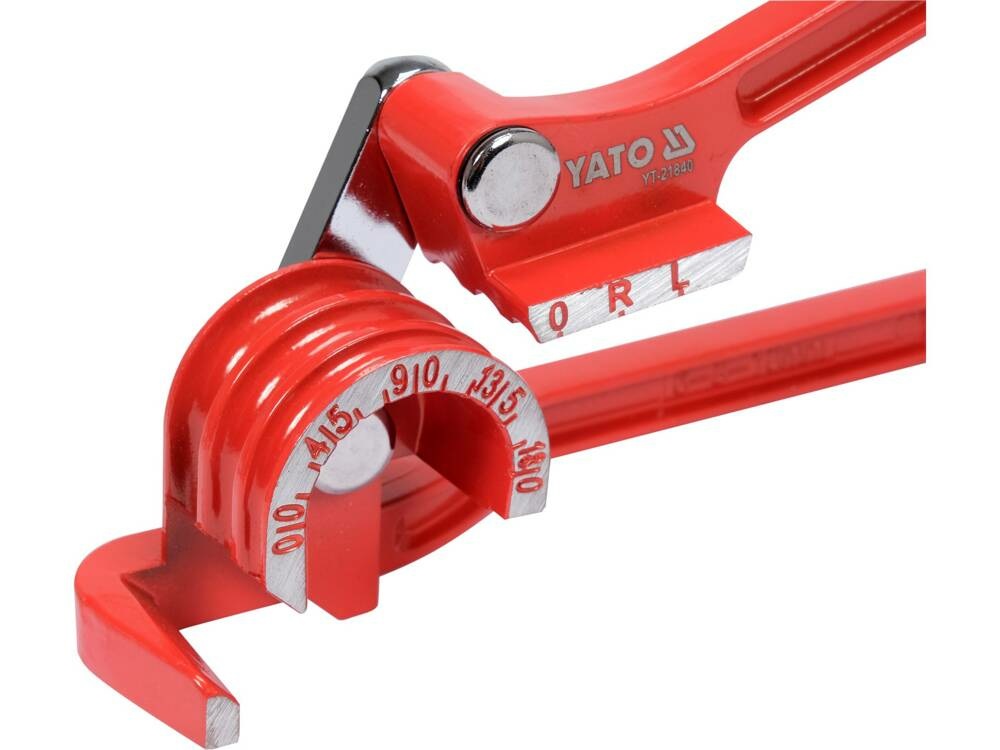 Yato YT-21840 - Strumento per piegare tubi da 6 a 10 mm - Barra armatura curvatrice singola
