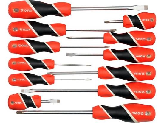 Yato Set di Cacciaviti 12pcs in Acciaio S2 - PH e Scanalatura