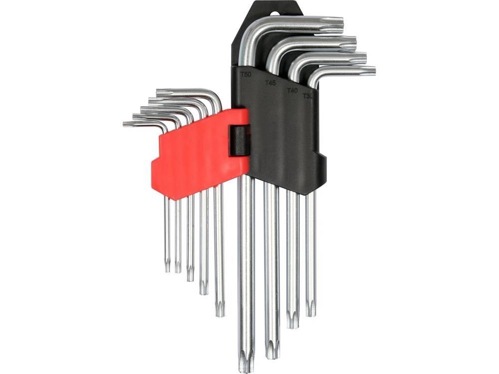 YATO Set di Cacciaviti Torx YT-0511 - 9 Pezzi T10-T50 in CR-V per Lavori di Precisione