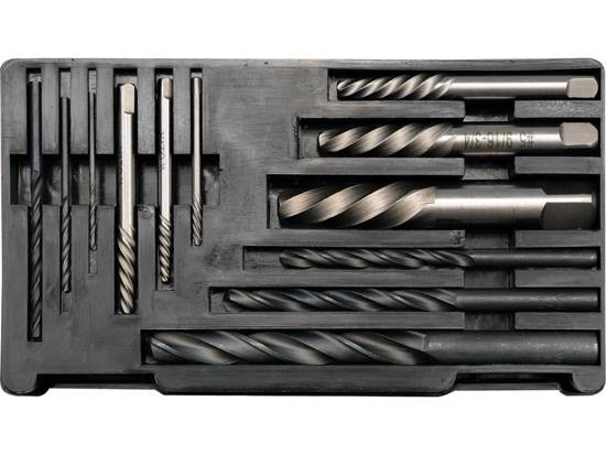YATO YT-0591 Set di Estrattori per Viti - Rimozione Viti Danneggiate e Compatibile con Vari Veicoli