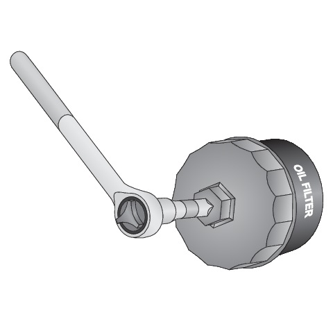 YATO YT-0596 Chiave per Filtro Olio - Estrattore e Smontaggio per Filtri Olio Motore