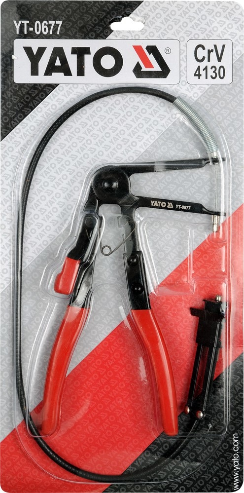 Yato YT-0677 - Morsetto Flessibile Professionale per Disfare Fascette su Condotte di Gomma