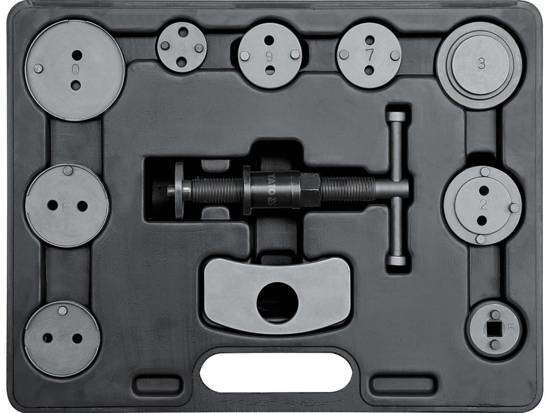 YATO YT-0681 Kit attrezzi per rotazione/ripristino pistone pinza freno - Compressore pistone