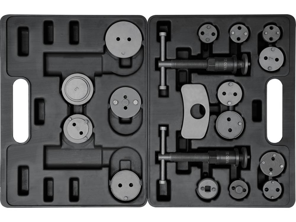 YATO Set di separatori per pinze freno YT-0682 - 18 pezzi, manutenzione rapida e sicura