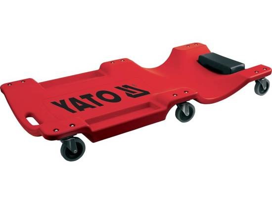 YATO Banco da Officina YT-0880 - 100 cm, Capacità 200 kg, PVC Resistente, Design Ergonomico con Vani Portautensili