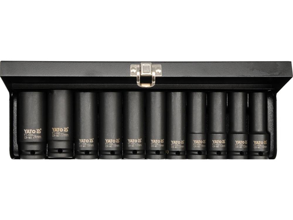 YATO Set di bussole a impatto YT-1054 - 11 pezzi da 1/2