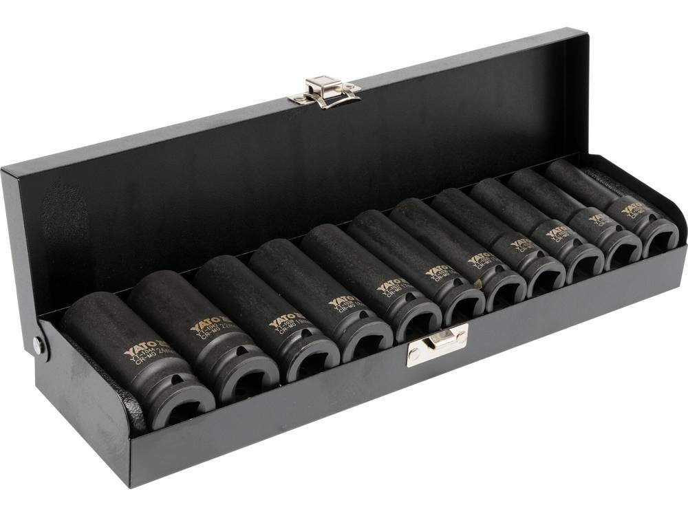 YATO Set di bussole a impatto YT-1054 - 11 pezzi da 1/2