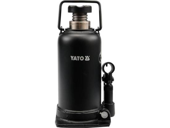 YATO Martinetto Idraulico a Colonna 15t - Altezza Minima 22,8 cm, Massima 50,8 cm, Colore Nero