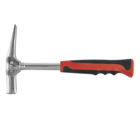 Yato YT-4563 Martello da Muratore - Nero, Rosso, Argento