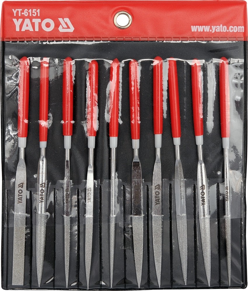 Yato YT-6151 Set di Lime - Serie di Lime per Varie Applicazioni