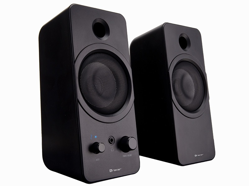 Tracer Altoparlante Bluetooth e USB 12W - 2 Pezzi Nero con Comunicazione Wireless