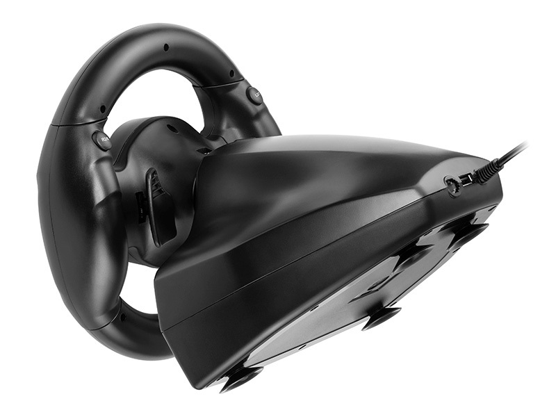 Tracer Rayder 4 in 1 Volante Cablato Nero per PC, PlayStation 4, PlayStation 3 e Xbox One - Angolo di Rotazione 180°