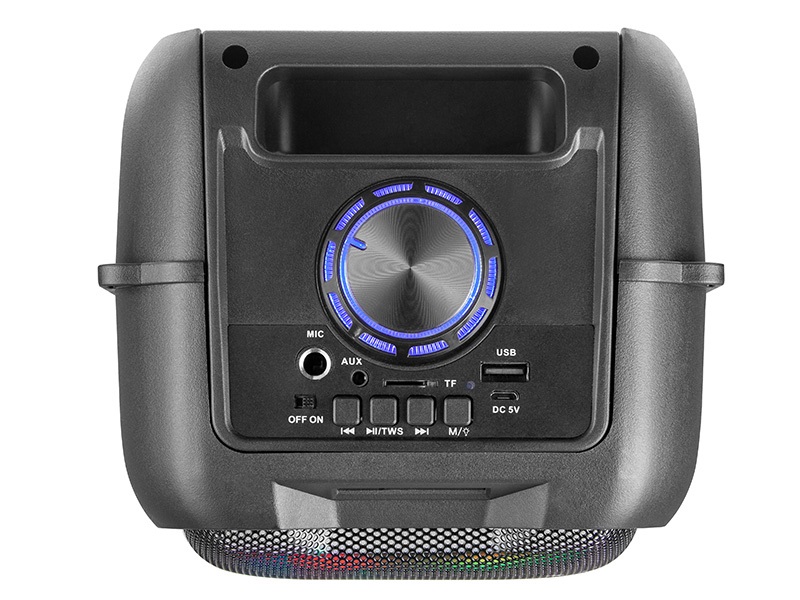 Tracer Altoparlante Portatile Tower LED RGB 16W con Bluetooth e Microfono