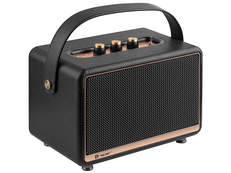 Tracer Altoparlante M30 TWS Bluetooth Portatile 30W Nero e Oro - Qualità Audio Eccellente