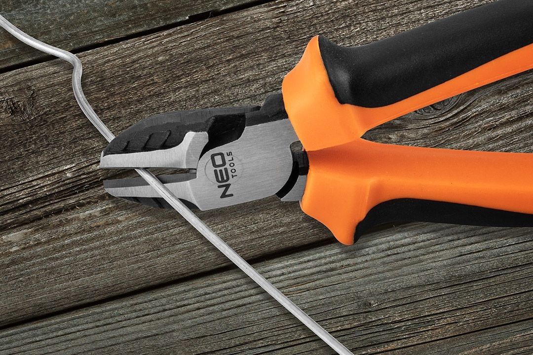 Neo Tools Pinza a Tronchese Laterale 160 mm - Gambo Rialzato, Acciaio CrNi, Durezza 58-64 HRC