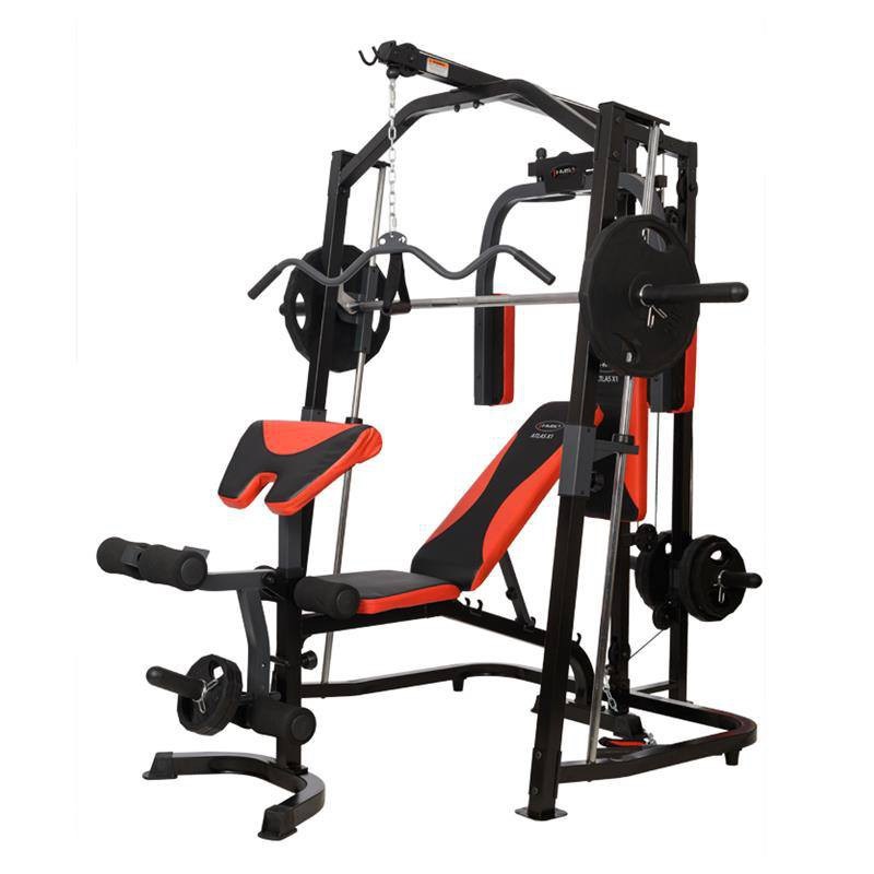 HMS Fitness Atlas X1 ABS, Indietro, Bicipiti, Petto, Quadricipiti, Trapezius, Tricipiti