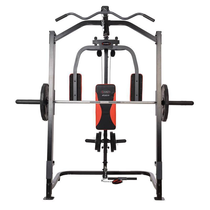 HMS Fitness Atlas X1 ABS, Indietro, Bicipiti, Petto, Quadricipiti, Trapezius, Tricipiti