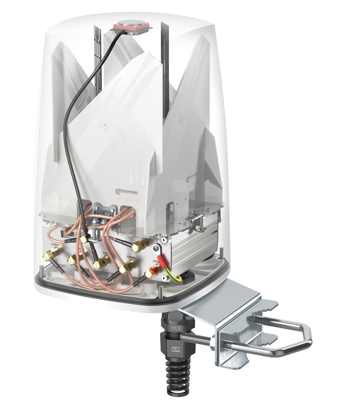 QuWireless AX50S Antenna Omnidirezionale 5G Wi-Fi GPS PoE/LAN 4,5 dBi per Teltonika RUTX50