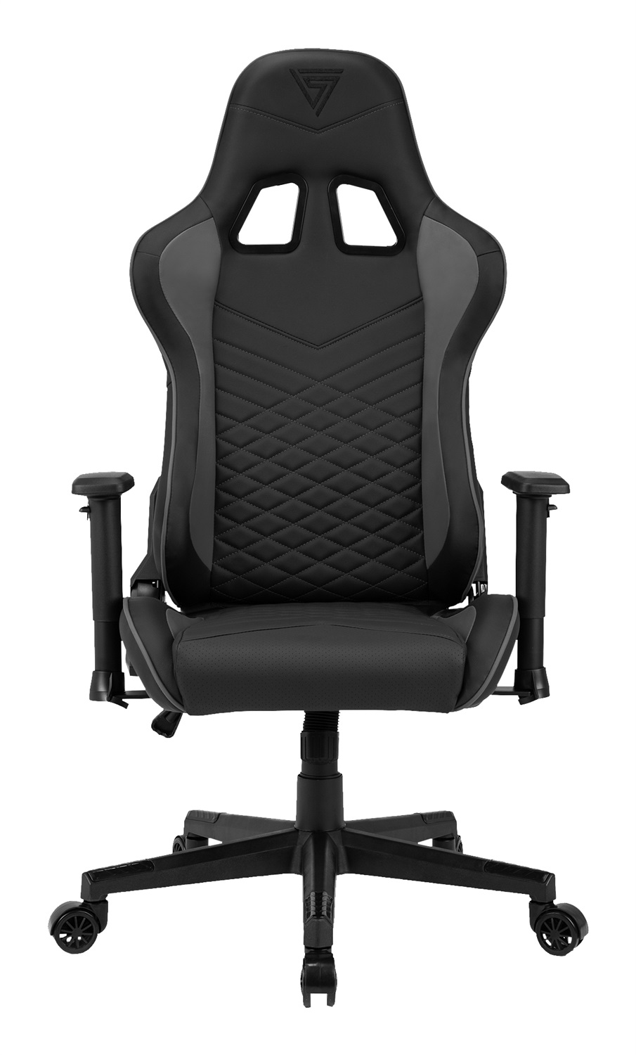 SENSE7 Poltrona da gioco Spellcaster Ergonomica con Cuscini Lombari Regolabili, Inclinazione e Oscillazione, Portata 150kg, Braccioli 2D, Tessuto Nero-Blu