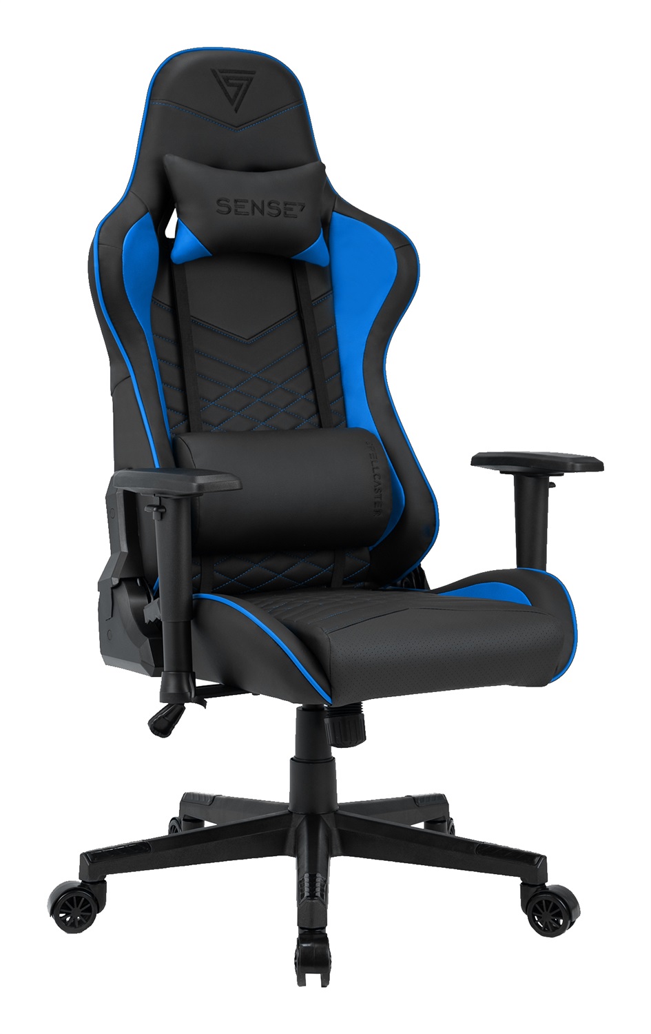 SENSE7 Fotel Poltrona per gaming Seduta a dondolo (culla) Nero, Blu