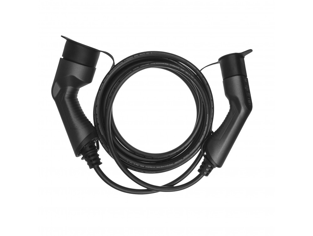 Green Cell GC Cavo di Ricarica EV Tipo 2 - 5 Metri, 3.6kW, 16A, Monofase, Compatibile con Auto Elettriche PHEV
