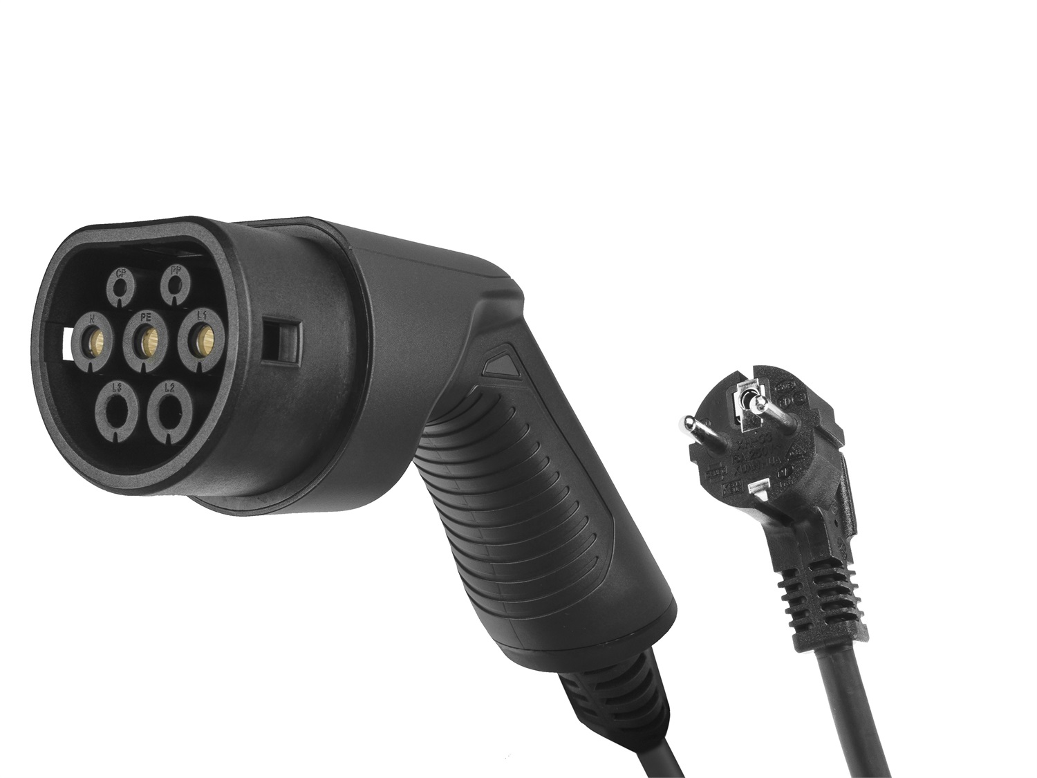 Green Cell EV16 Stazione di Ricarica per Veicoli Elettrici Nero - 3,6 kW, 16 A, Cavo di 6,5 m con Display LCD