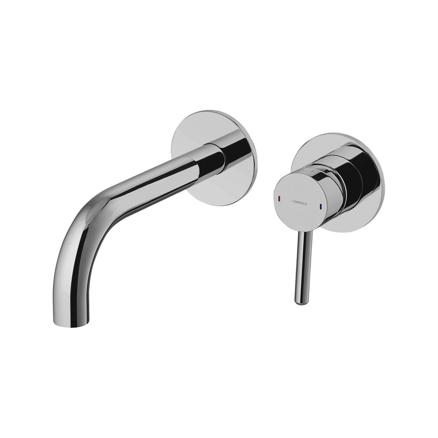 OMNIRES Y Rubinetto Lavabo da Incasso Cromo - Getto Comfort, Risparmio Acqua, Design Elegante