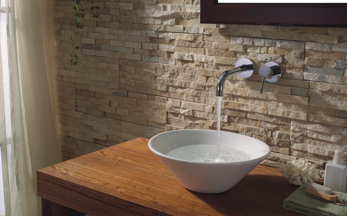 OMNIRES Y Rubinetto Lavabo da Incasso Cromo - Getto Comfort, Risparmio Acqua, Design Elegante