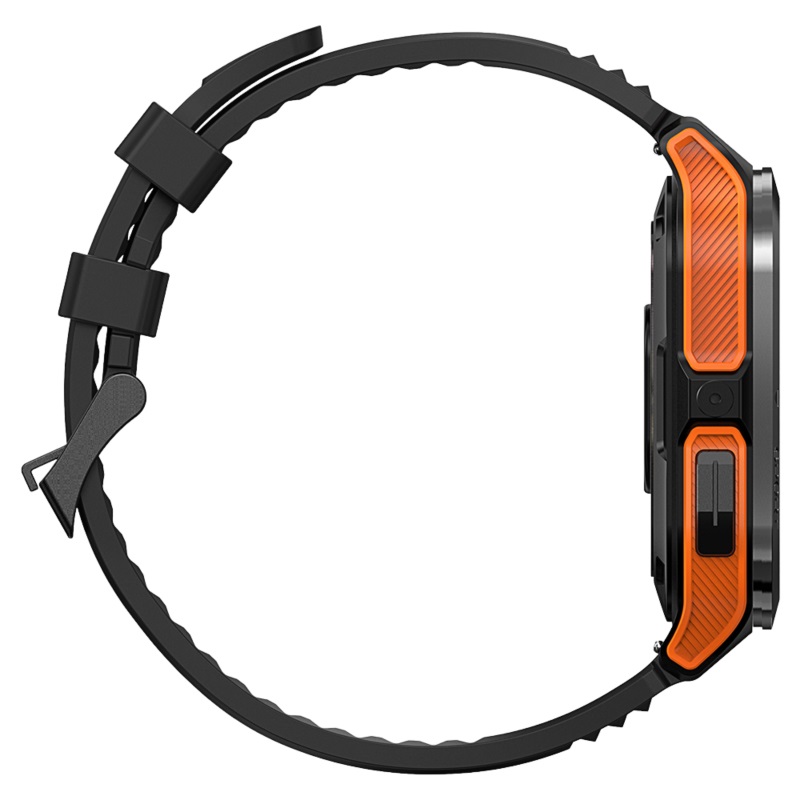 Maxcom FW67 Titan Pro - Smartwatch Arancione con Display IPS da 1.85