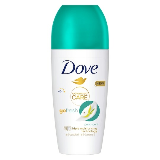 Dove Deodorante Roll-On Advanced Care Pera e Aloe Vera 50 ml - Protezione Fino a 48 Ore e Idratazione Delicata