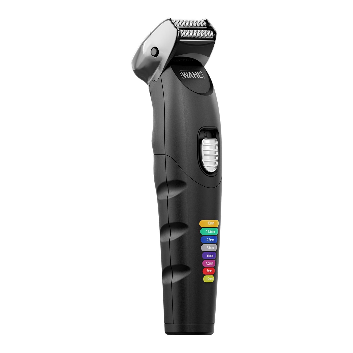 Wahl Color Trim Advanced Multigroomer Nero - 240 Minuti di Funzionamento, Lame in Acciaio Inossidabile, Caricatore USB, Pettini di Guida Codificati a Colori