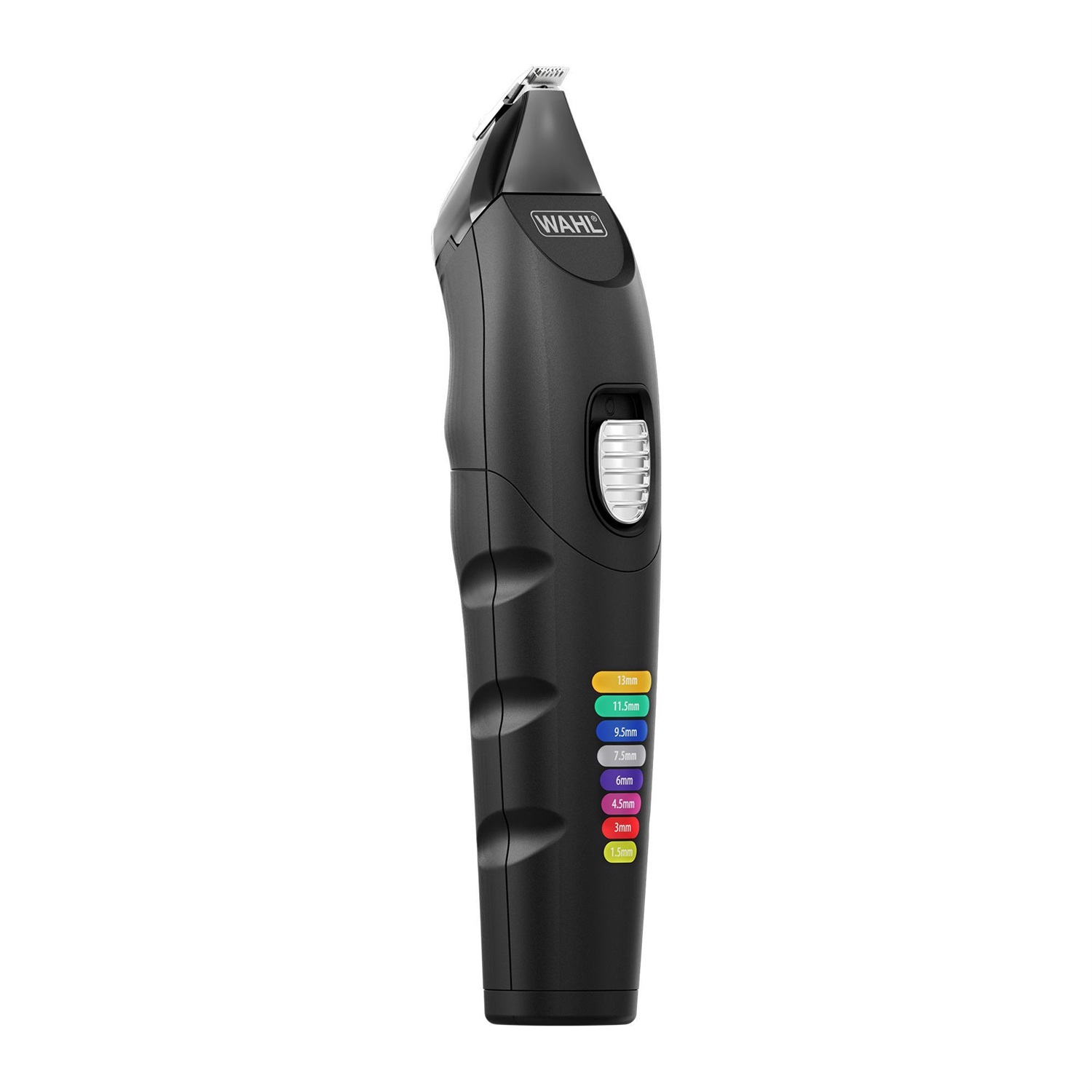 Wahl Color Trim Advanced Multigroomer Nero - 240 Minuti di Funzionamento, Lame in Acciaio Inossidabile, Caricatore USB, Pettini di Guida Codificati a Colori