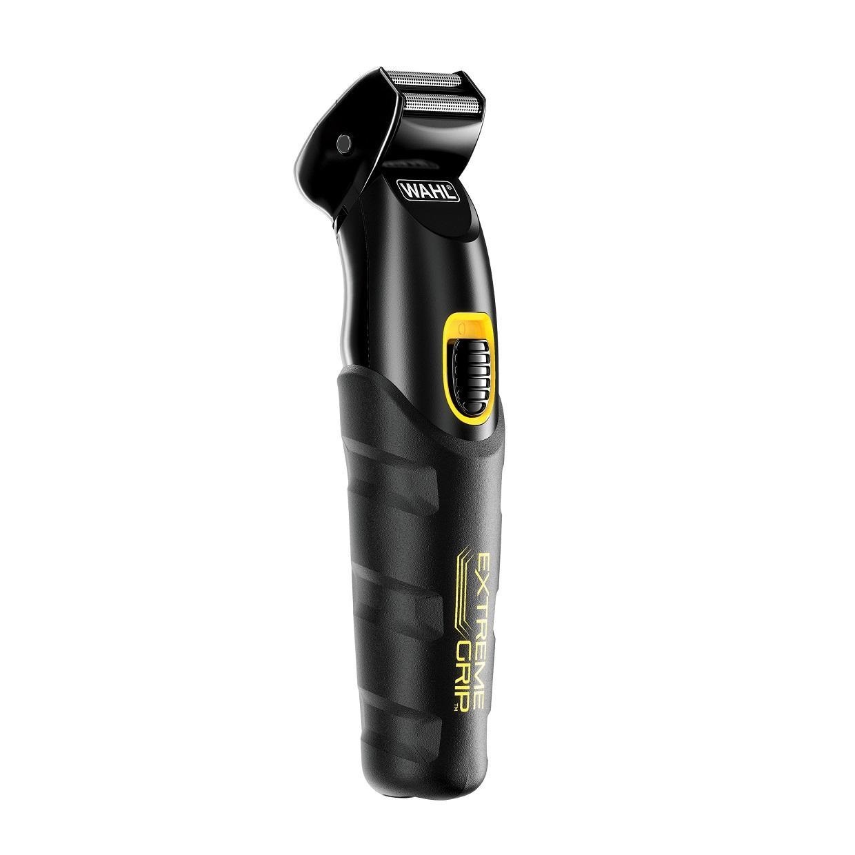 Wahl Extreme Grip Advanced Multigroomer Nero - 240 Minuti di Autonomia, Tagliapeli da Naso, Tagliabarba, Testine Intercambiabili