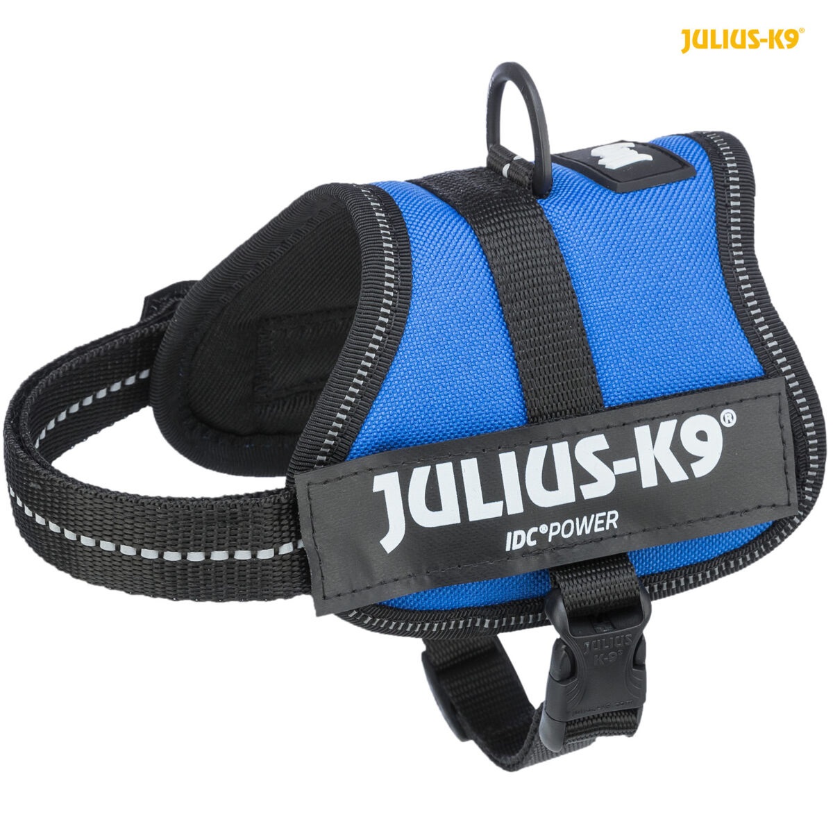Julius-K9 K9 Powerharness Pettorina per cani Blu Taglia 2XS/Baby 2 (33-45 cm, 2-5 kg)