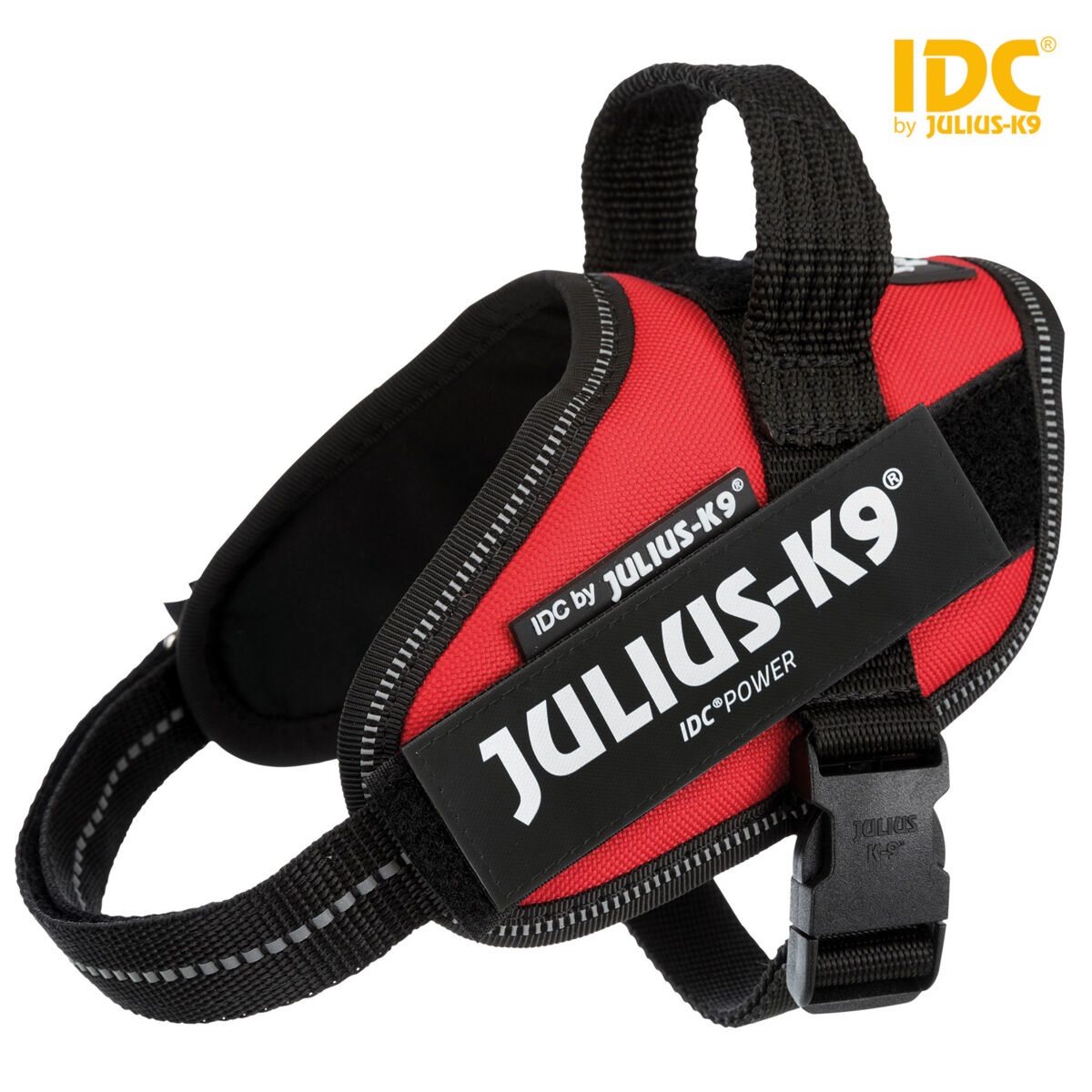 Julius-K9 IDC Powerharness Pettorina Ergonomica per Cani e Gatti XS - Circonferenza Toracica 40-53 cm, Colore Rosso