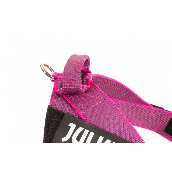 Julius-K9 IDC Belt Harness Rosa/Grigio Taglia 1 (63-85 cm) - Pettorina Ergonomica e Traspirante per Cani
