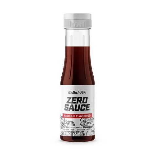 BioTechUSA Zero Sauce Ketchup 350 ml - Salsa a basso contenuto calorico, senza zucchero e grassi